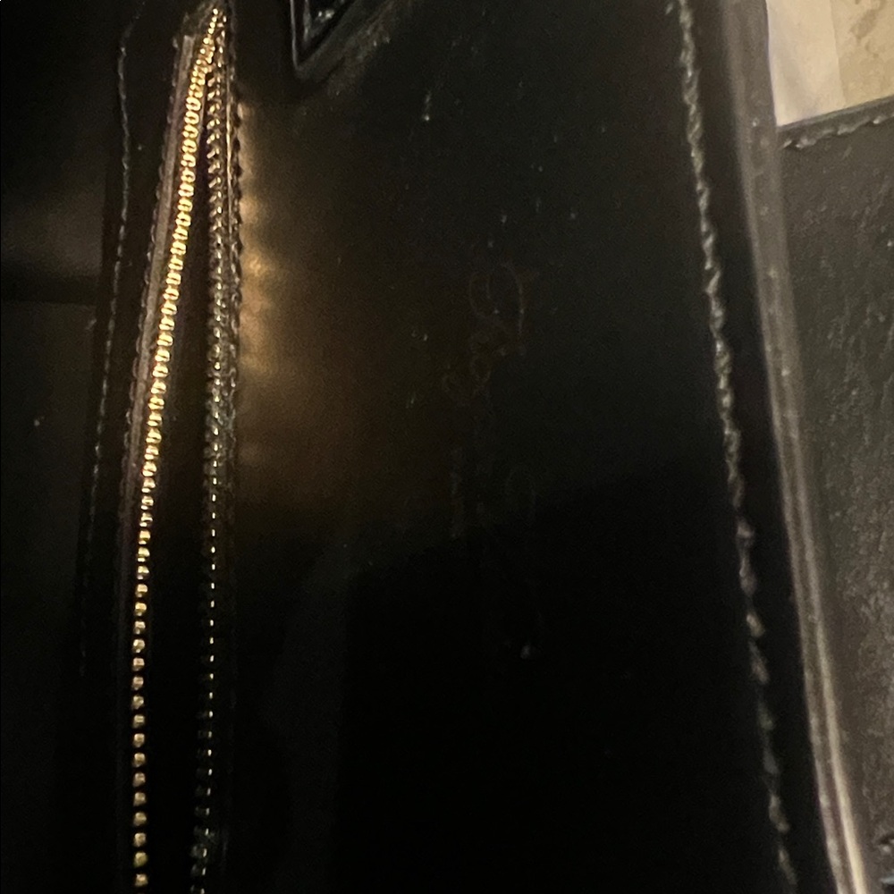 Roger Vivier Glossy Black Patent Satchel - Picture 8 of 10